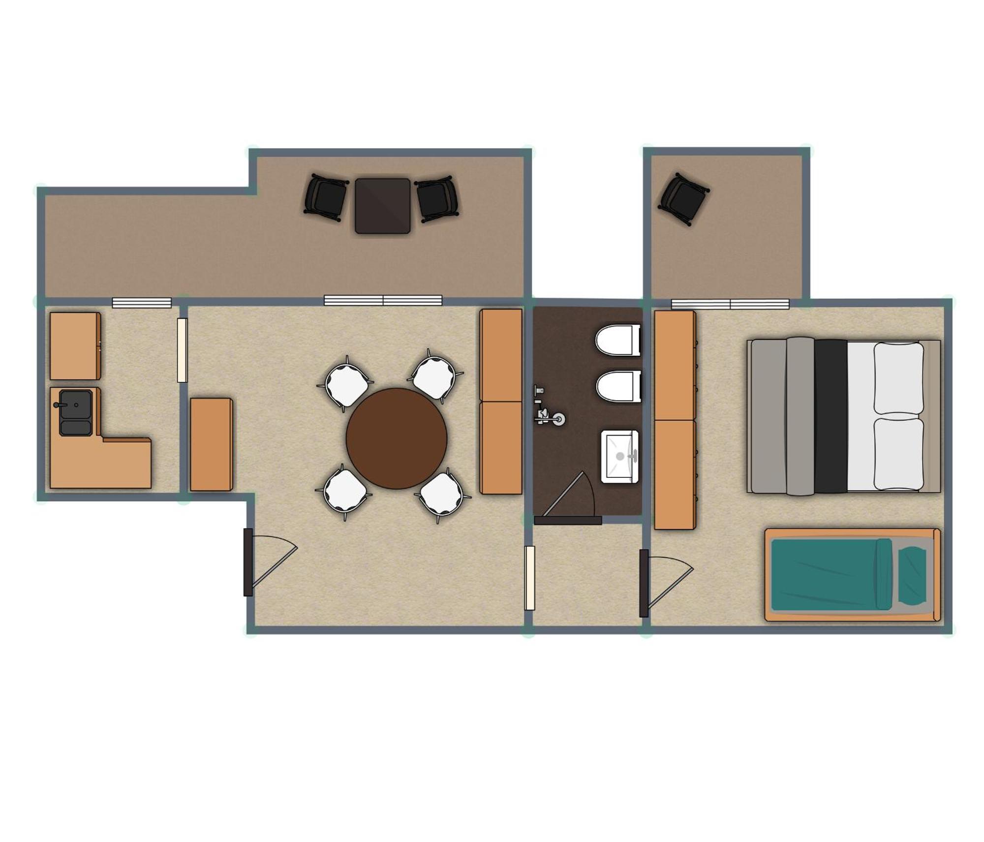 בלריה-איגאה מרינה Residence Rainbow חדר תמונה
