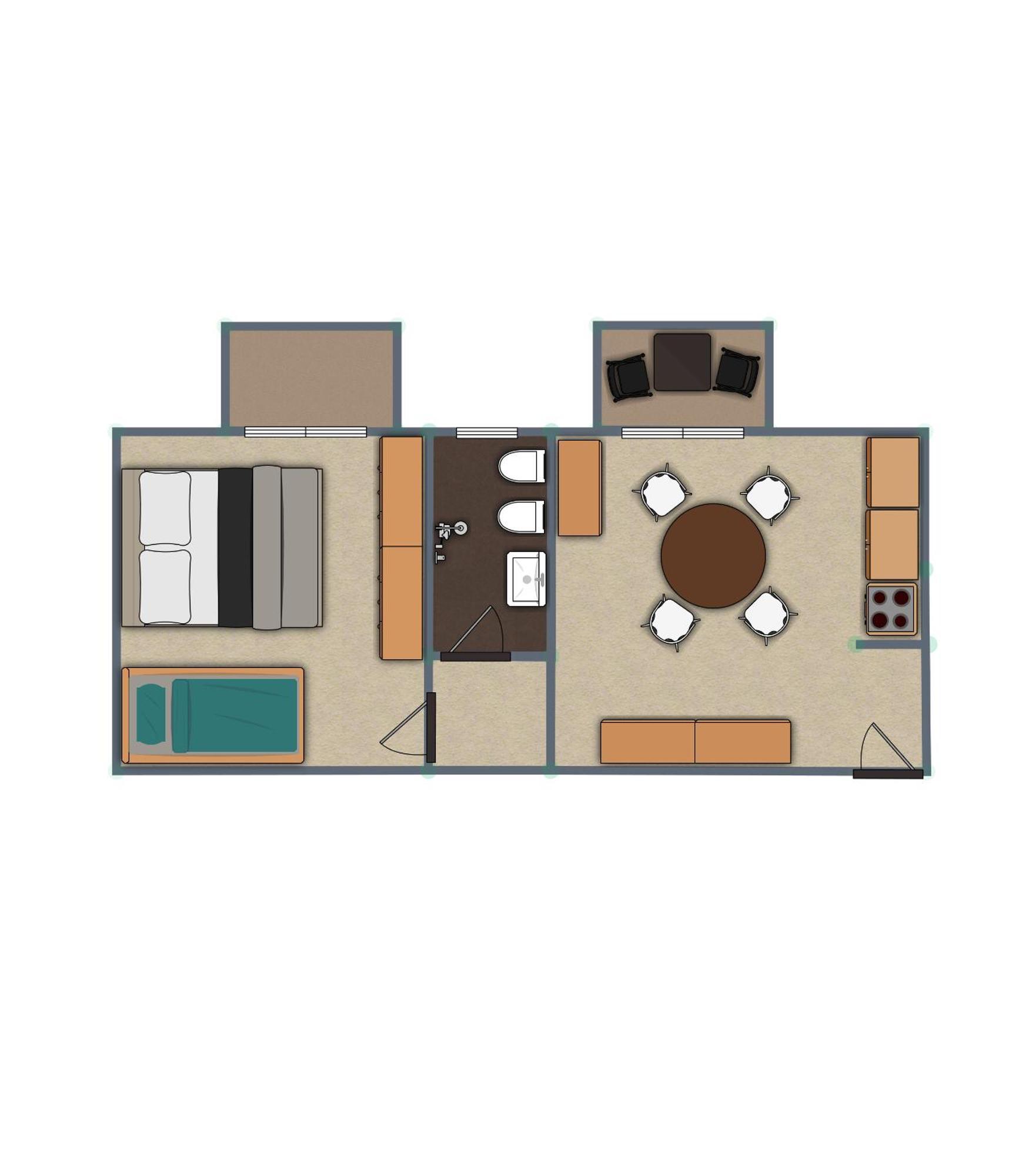 בלריה-איגאה מרינה Residence Rainbow חדר תמונה